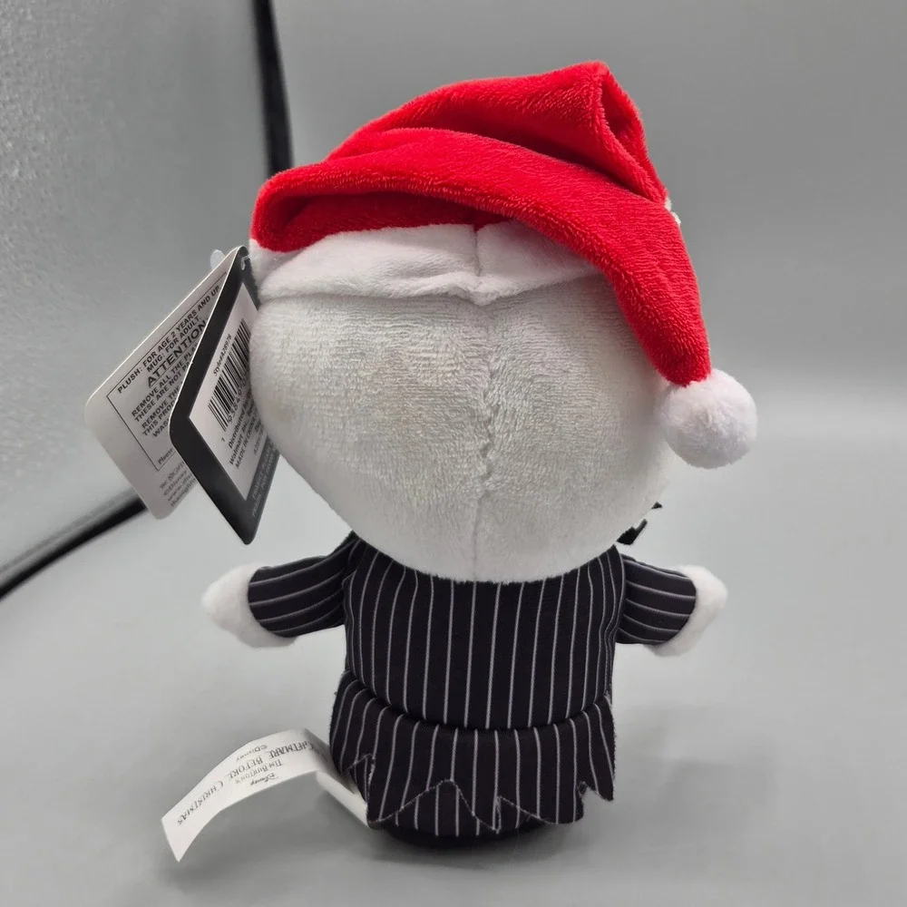Disney Nightmare Before Christmas Jack Skellington Santa Hat Plush A28978 New